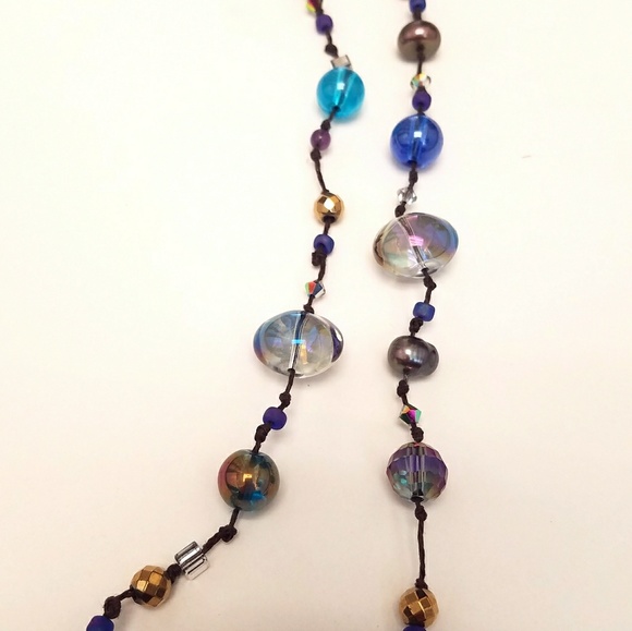 Cosmos beaded necklace - Picture 3 of 4